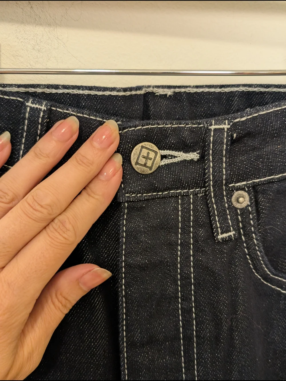 Ksubi Empire Jean Women's Straight-Leg Dark Indigo Jeans Size 26 New Without Tag